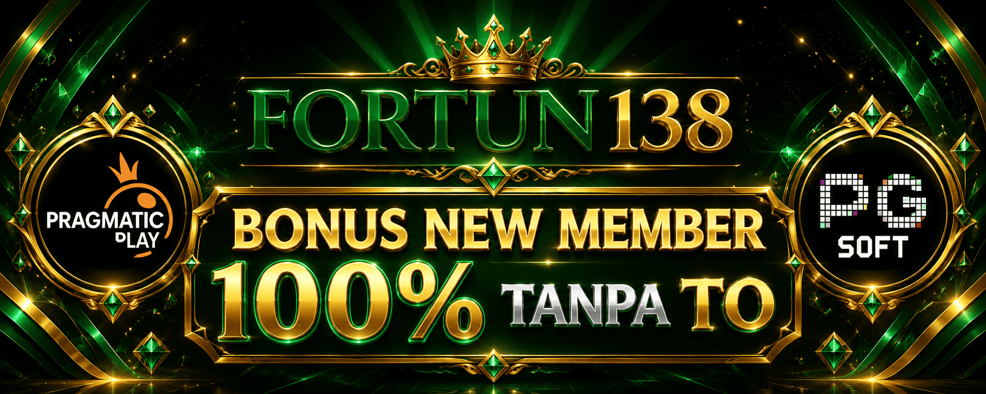 BONUS NEW MEMBER 100% TANPA TO